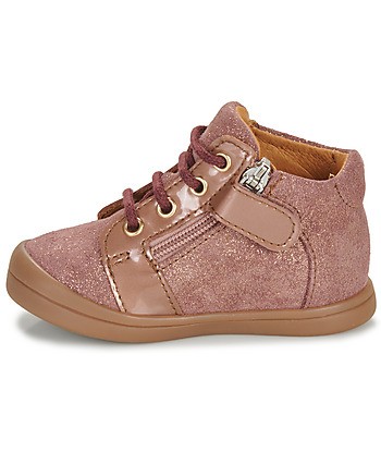 Baskets montantes enfant filles GBB CHOUGA Rose