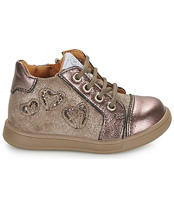 Baskets montantes enfant filles GBB SOFIA Marron