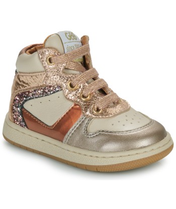 Baskets montantes enfant filles GBB NELIA Beige