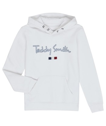 Sweat-shirt enfant garcons Teddy Smith SEVEN Blanc