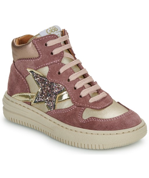 Baskets montantes enfant filles GBB ZHURA Rose