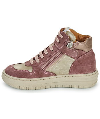 Baskets montantes enfant filles GBB ZHURA Rose