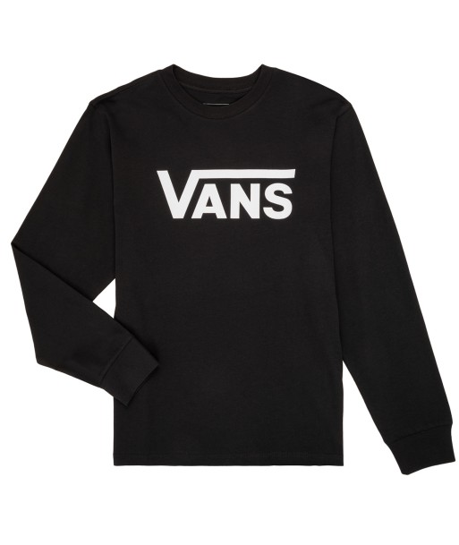 T-shirt enfant garcons Vans BY VANS CLASSIC LS Noir
