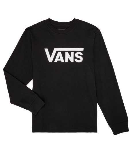 T-shirt enfant garcons Vans BY VANS CLASSIC LS Noir