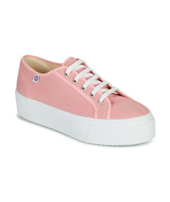 Baskets basses femmes Yurban SUPERTELA Rose