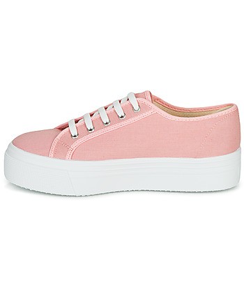 Baskets basses femmes Yurban SUPERTELA Rose