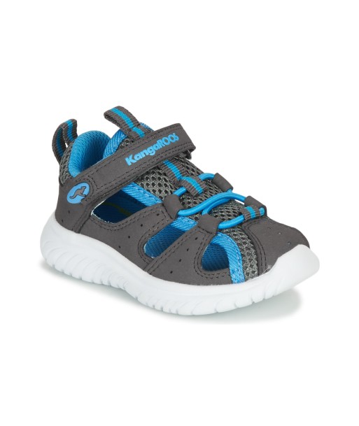 Sandales enfant garcons Kangaroos KI-ROCK LITE EV Gris