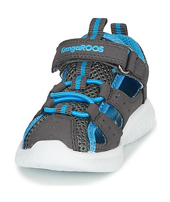 Sandales enfant garcons Kangaroos KI-ROCK LITE EV Gris