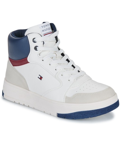 Baskets montantes enfant garcons Tommy Hilfiger NATHAN Blanc