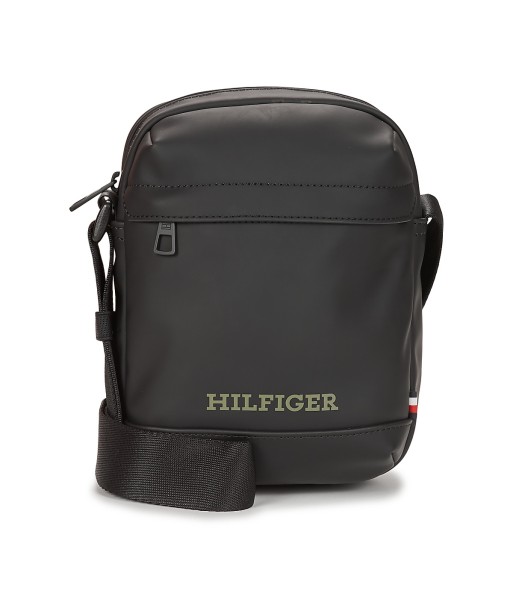 Sacoche hommes Tommy Hilfiger TH MONOTYPE PU MINI REPORTER Noir