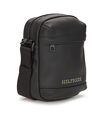 Sacoche hommes Tommy Hilfiger TH MONOTYPE PU MINI REPORTER Noir