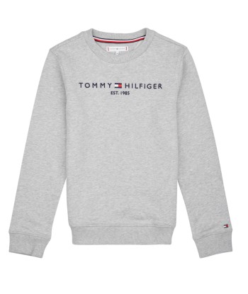 Sweat-shirt enfant garcons Tommy Hilfiger ESSENTIAL SWEATSHIRT Gris