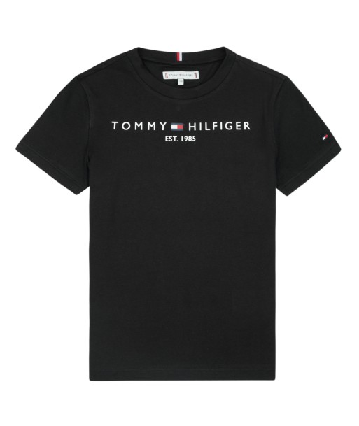 T-shirt enfant garcons Tommy Hilfiger ESSENTIAL TEE S/S Noir