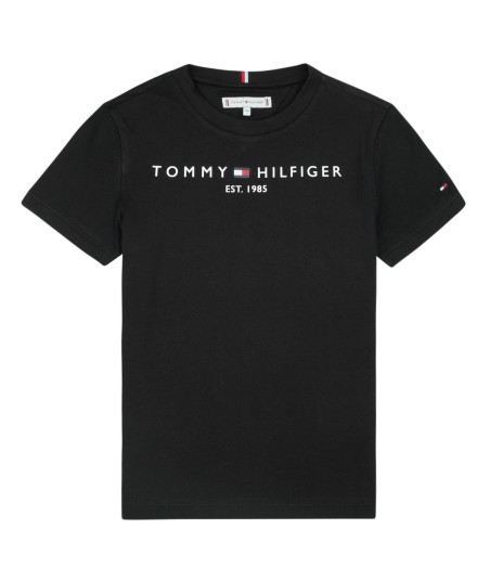 T-shirt enfant garcons Tommy Hilfiger ESSENTIAL TEE S/S Noir