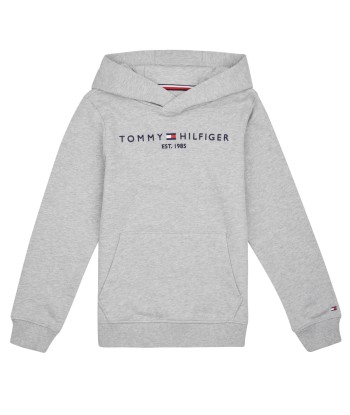 Sweat-shirt enfant garcons Tommy Hilfiger ESSENTIAL HOODIE Gris
