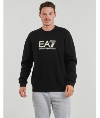 Sweat-shirt hommes Emporio Armani EA7 VISIBILITY SWEATSHIRT Noir