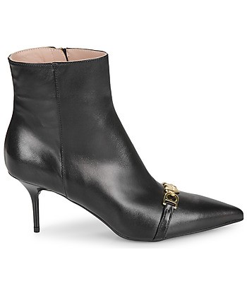 Boots femmes Love Moschino LOVE CHAIN-STRAP Noir