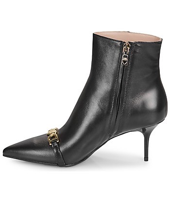 Boots femmes Love Moschino LOVE CHAIN-STRAP Noir