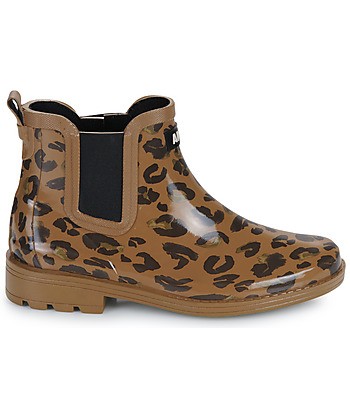 Bottes femmes Aigle CARVILLE PRINT Marron