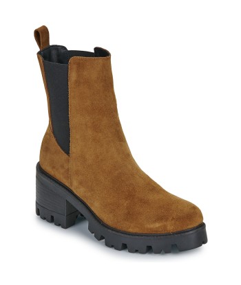 Boots femmes Myma BOUCHERA Marron