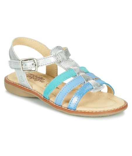 Sandales enfant filles Citrouille et Compagnie GROUFLA Argenté