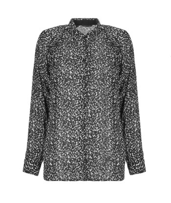 Blouses femmes Ikks CHEMISE ML AMPLE Noir