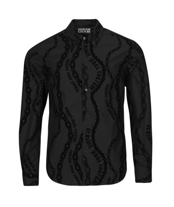 Chemise hommes Versace Jeans Couture CAMICIA77GALYR0 Noir