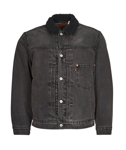 Veste hommes Levis LINED TYPE I TRUCKER Noir