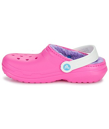 Sabots enfant garcons Crocs Classic Lined Clog K Rose