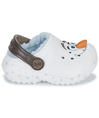 Sabots enfant garcons Crocs Frozen Olaf Classic Clog T Blanc