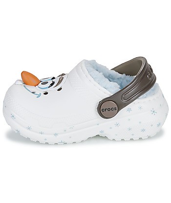 Sabots enfant garcons Crocs Frozen Olaf Classic Clog T Blanc