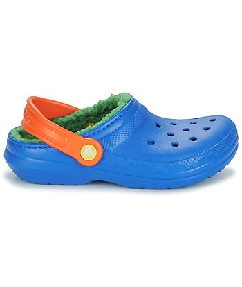 Sabots enfant garcons Crocs Classic Lined Clog K Bleu