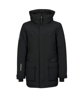 Parka hommes Superdry CITY PADDED PARKA JACKET Noir