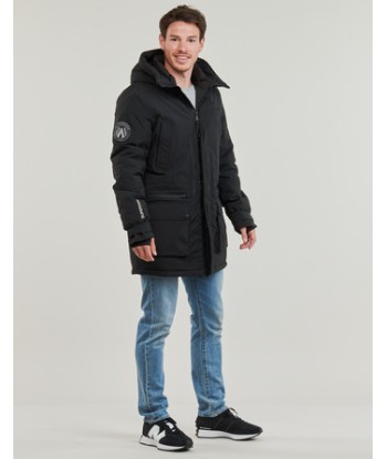 Parka hommes Superdry CITY PADDED PARKA JACKET Noir