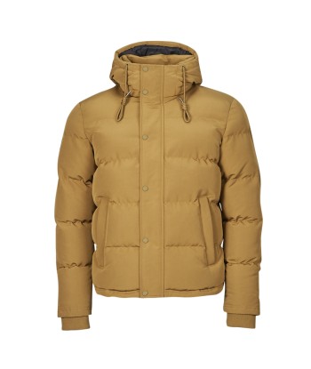 Doudounes hommes Superdry EVEREST SHORT HOODED PUFFER Marron