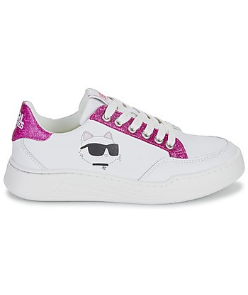 Baskets basses enfant filles Karl Lagerfeld Z30362/10P Blanc