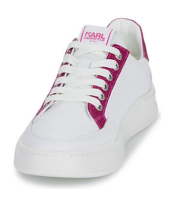 Baskets basses enfant filles Karl Lagerfeld Z30362/10P Blanc