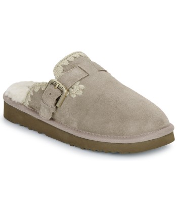 Sabots femmes Mou SUEDE SHEEPSKIN CLOG ESKIMO Gris