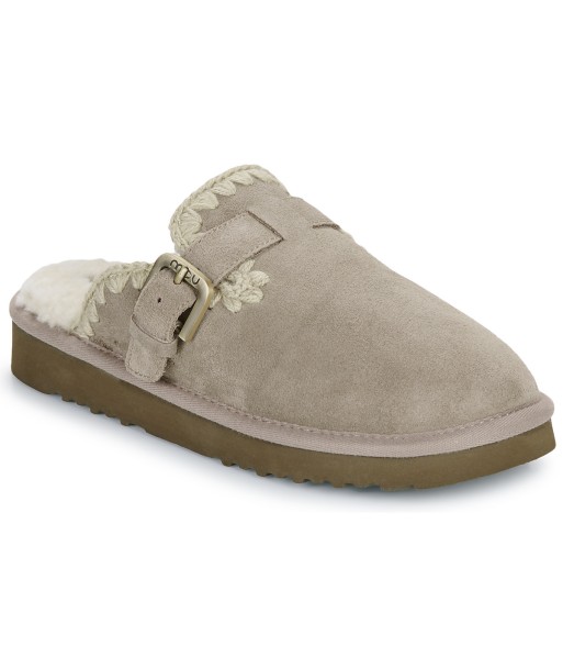 Sabots femmes Mou SUEDE SHEEPSKIN CLOG ESKIMO Gris