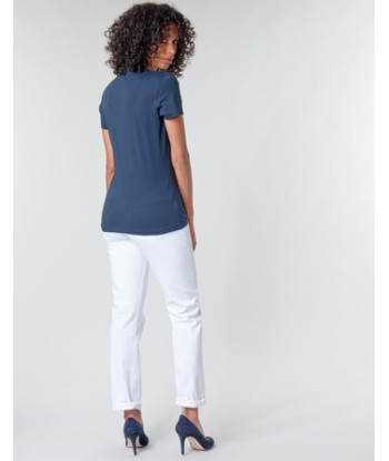 T-shirt femmes Tommy Hilfiger HERITAGE V-NECK TEE Bleu