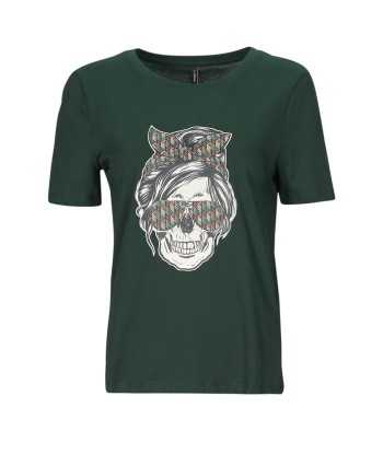 T-shirt femmes Only ONLSTELLA  Vert