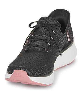 Baskets basses femmes Skechers HAND FREE SLIP-INS EDGERIDE Noir