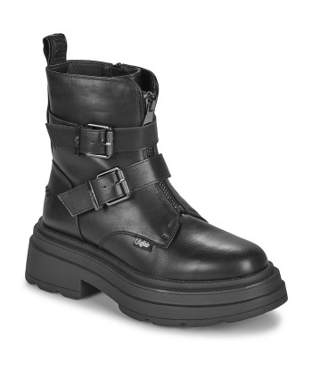 Boots femmes Buffalo BFL // MARS BIKER Noir