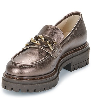 Mocassins femmes NeroGiardini I411416D-300 Doré