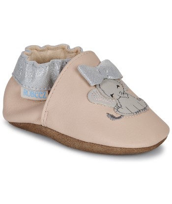 Chaussons enfant filles Robeez GRAPHIC LADY Rose