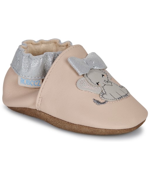 Chaussons enfant filles Robeez GRAPHIC LADY Rose