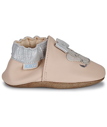 Chaussons enfant filles Robeez GRAPHIC LADY Rose