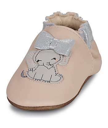 Chaussons enfant filles Robeez GRAPHIC LADY Rose