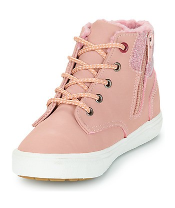 Baskets montantes enfant filles Kangaroos Kavu X Rose