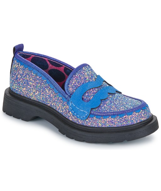 Mocassins femmes Irregular Choice LIVE LAUGH LOAF Bleu